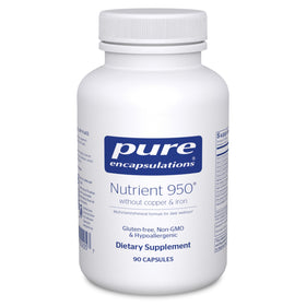 Pure Encapsulations Nutrient 950 Without Copper and Iron 90 Capsules front view