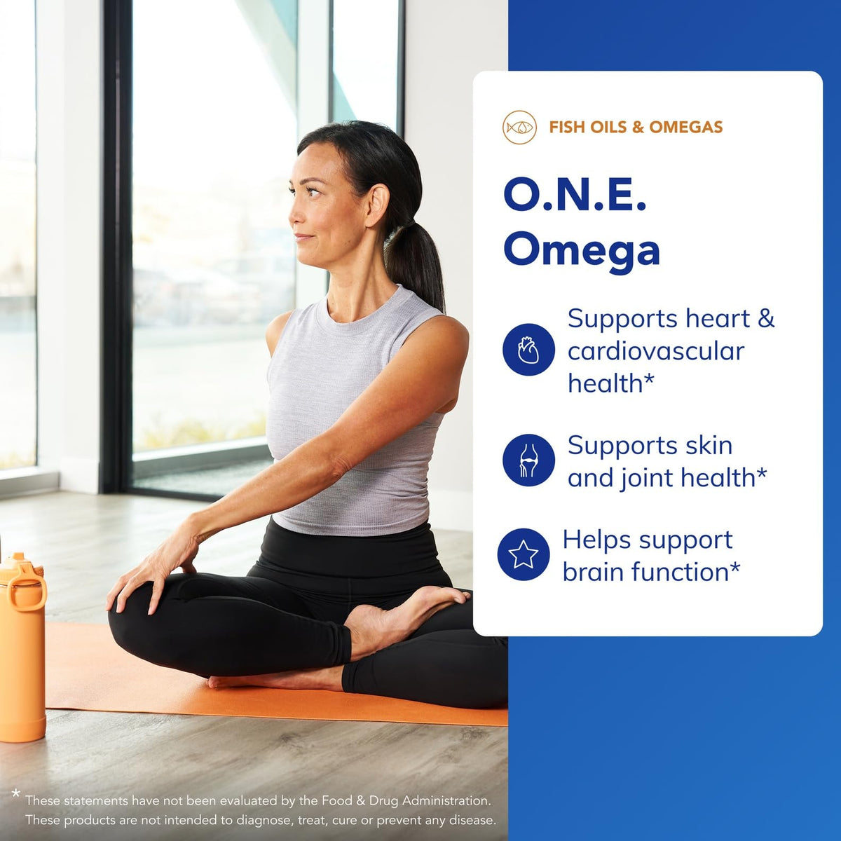 Pure Encapsulations O.N.E. Omega 1000 mg Fish Oil Softgel Capsules packaging