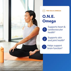 Pure Encapsulations O.N.E. Omega 1000 mg Fish Oil Softgel Capsules packaging