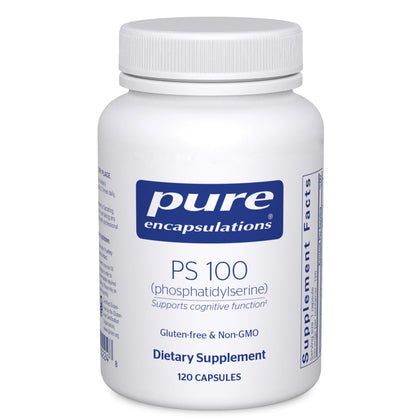 Pure Encapsulations PS 100 120 Capsules front view