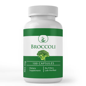 Pure Original Ingredients Broccoli Extract Capsules front view