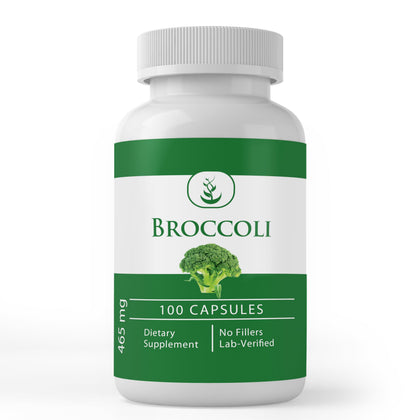 Pure Original Ingredients Broccoli Extract Capsules front view