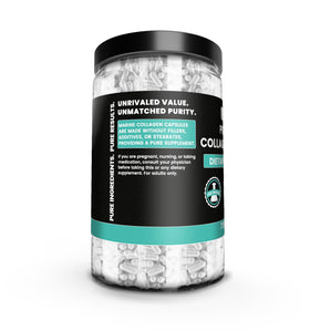 PURE ORIGINAL INGREDIENTS Collagen Peptides capsules close-up