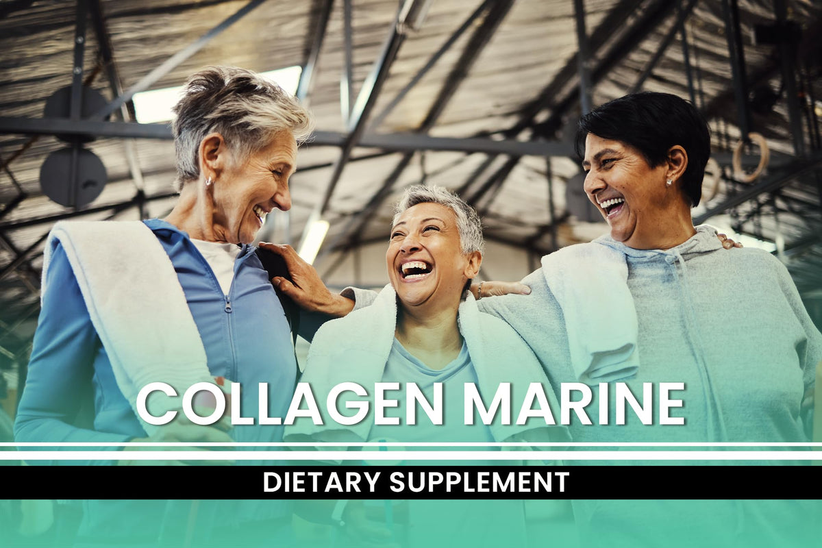 PURE ORIGINAL INGREDIENTS Collagen Peptides capsules in hand