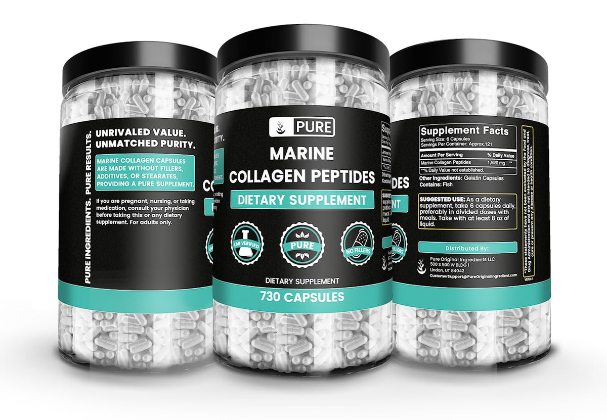 PURE ORIGINAL INGREDIENTS Collagen Peptides packaging details