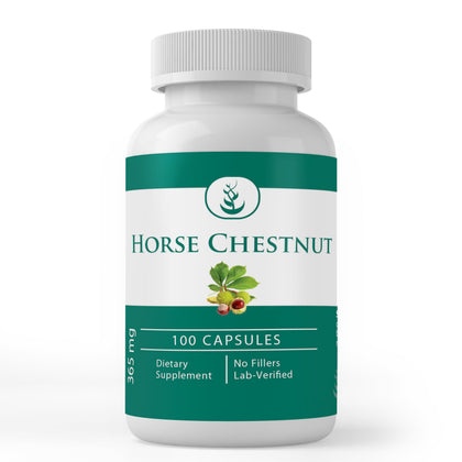 PURE ORIGINAL INGREDIENTS Horse Chestnut Capsules front view