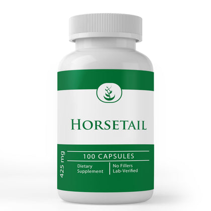 PURE ORIGINAL INGREDIENTS Horsetail Capsules front view