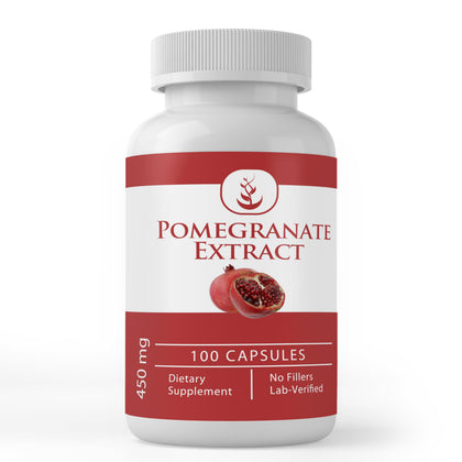 PURE ORIGINAL INGREDIENTS Pomegranate Extract Capsules bottle front view