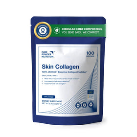 Pure Powder Nutrition Skin Collagen Powder front view 408g