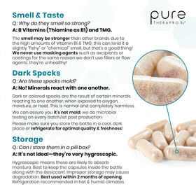Pure Therapro Rx Methyl Multi capsules in a hand