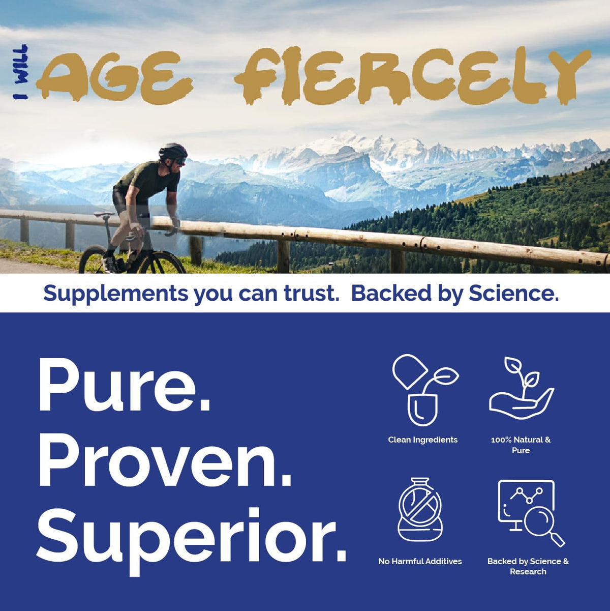quality Labs Magnesium Citrate 200mg capsules on a wooden table