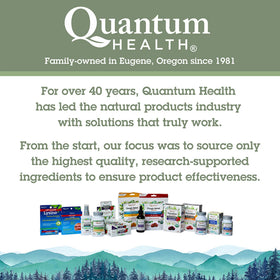 Quantum Elderberry Liquid Extract 700 mg on a countertop