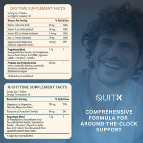 QuitK use Complex side view of packaging