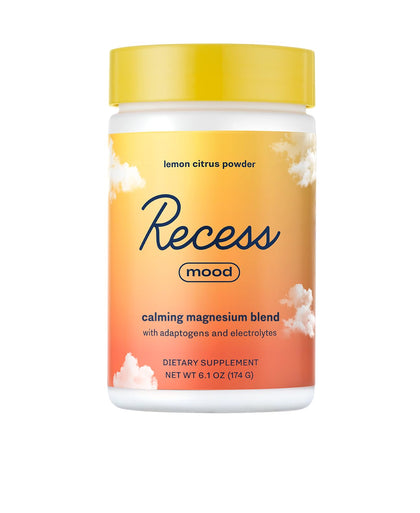 Recess Mood Magnesium Powder Lemon Citrus front view