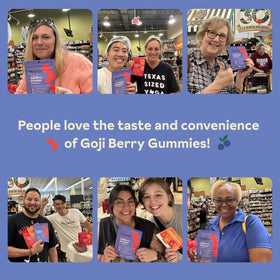 Reprise Goji Berry Superfood Gummies nutritional information