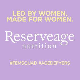 Reserveage Nutrition Resveratrol 500 mg supplement with lifestyle background