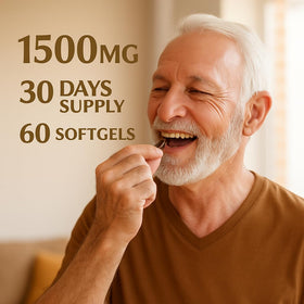 Rhameph LIGUSTERI Liposomal NAD+ 1500 MG softgels on a table
