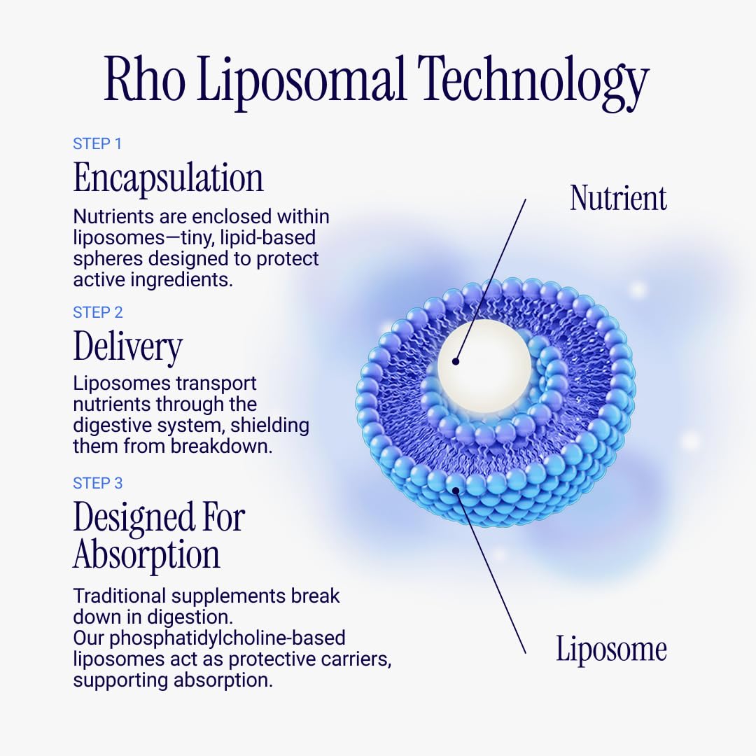 Rho Nutrition Liposomal NAD+ Liquid Supplement lifestyle scene