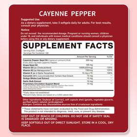 RiRywony Cayenne Pepper Capsules displayed with herbal extracts