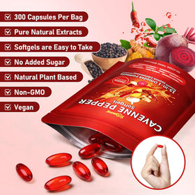 RiRywony Cayenne Pepper Capsules ingredients list