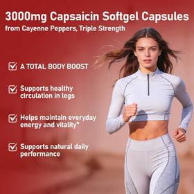 RiRywony Cayenne Pepper Capsules softgel close-up