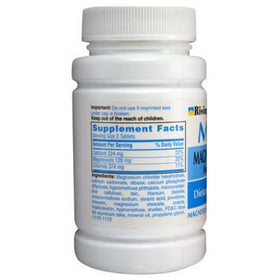 Rising Magnesium Chloride with Calcium Tablets side view, showing packaging details