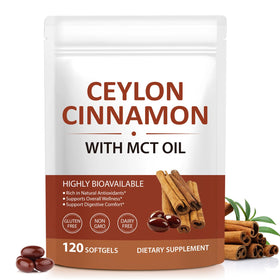 RSGRT Ceylon Cinnamon Softgels 120 count bottle front view