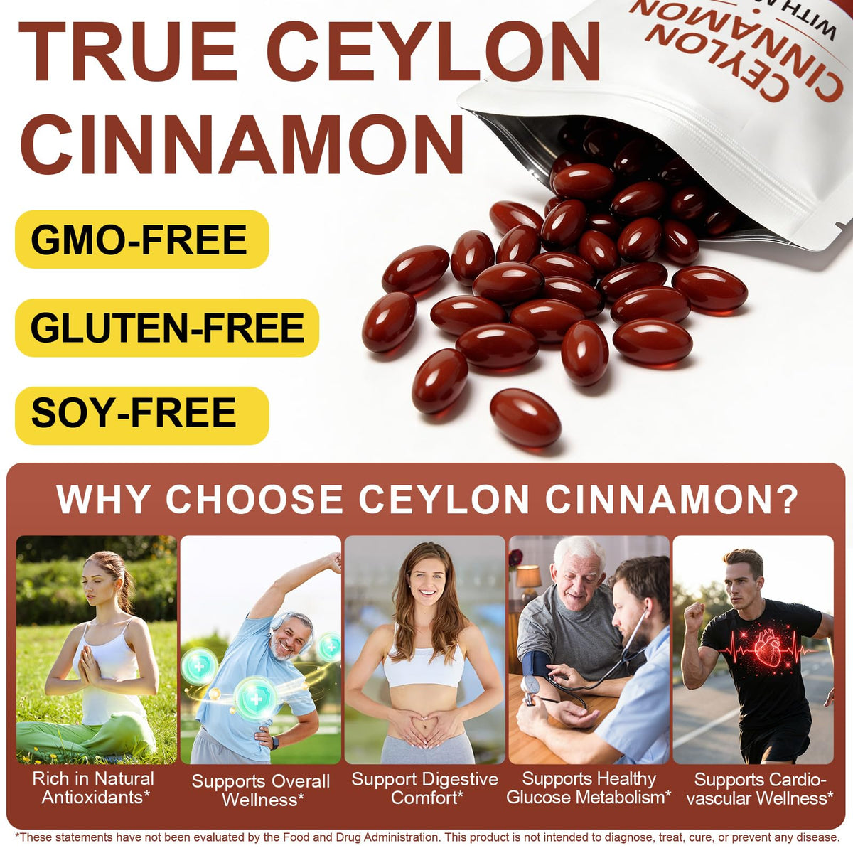 RSGRT Ceylon Cinnamon Softgels bottle side view