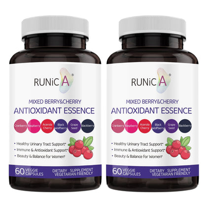 RUNICA 6X Antioxidant Supplement front view with packaging