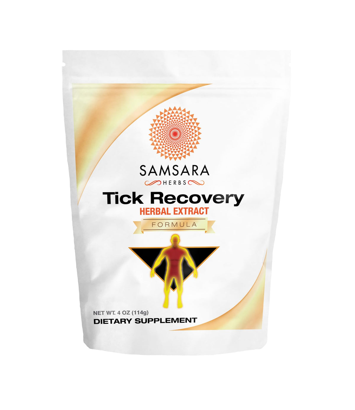 Samsara Herbs Tick use Herbal Powder 4oz front view