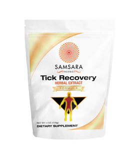 Samsara Herbs Tick use Herbal Powder 4oz front view