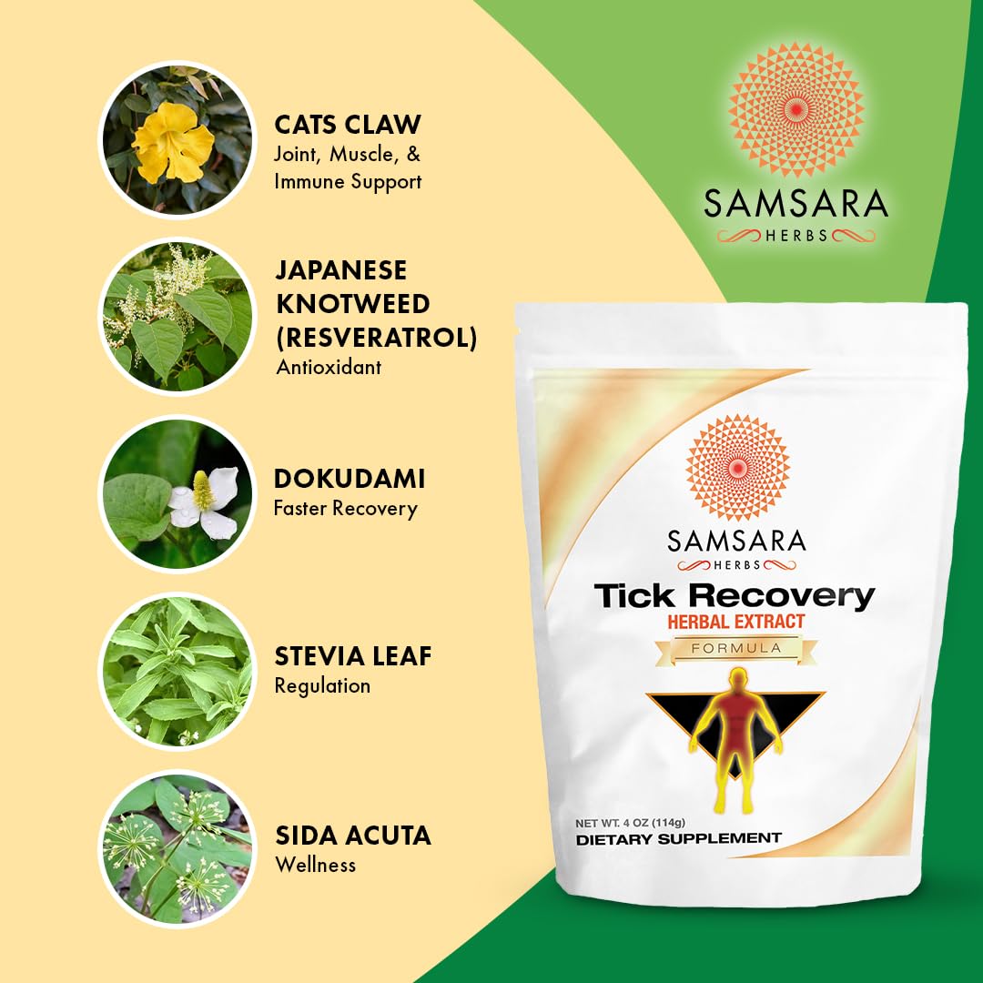 Samsara Herbs Tick use Herbal Powder packaging