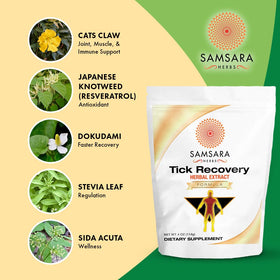Samsara Herbs Tick use Herbal Powder packaging