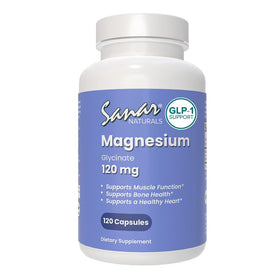 Sanar Naturals Magnesium Glycinate 120 Capsules front view