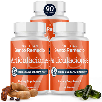Santo Remedio Articulaciones Joint Health Support Supplement front view
