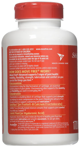 Schiff Move Free Joint Health Supplement bottle side view