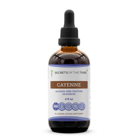 Secrets of the Tribe Cayenne Tincture 4 oz front view