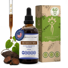 Secrets of the Tribe He Shou Wu Tincture 4 FL OZ front view
