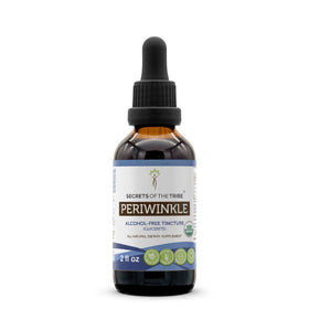 Secrets of the Tribe Periwinkle Organic Alcohol-Free Extract front view
