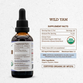 Secrets of the Tribe Wild Yam Tincture in a lifestyle setting