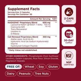Selerb NAD+ Supplement with a measuring spoon