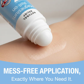 Seven Minerals Magnesium Roll-On Stick on a wooden table