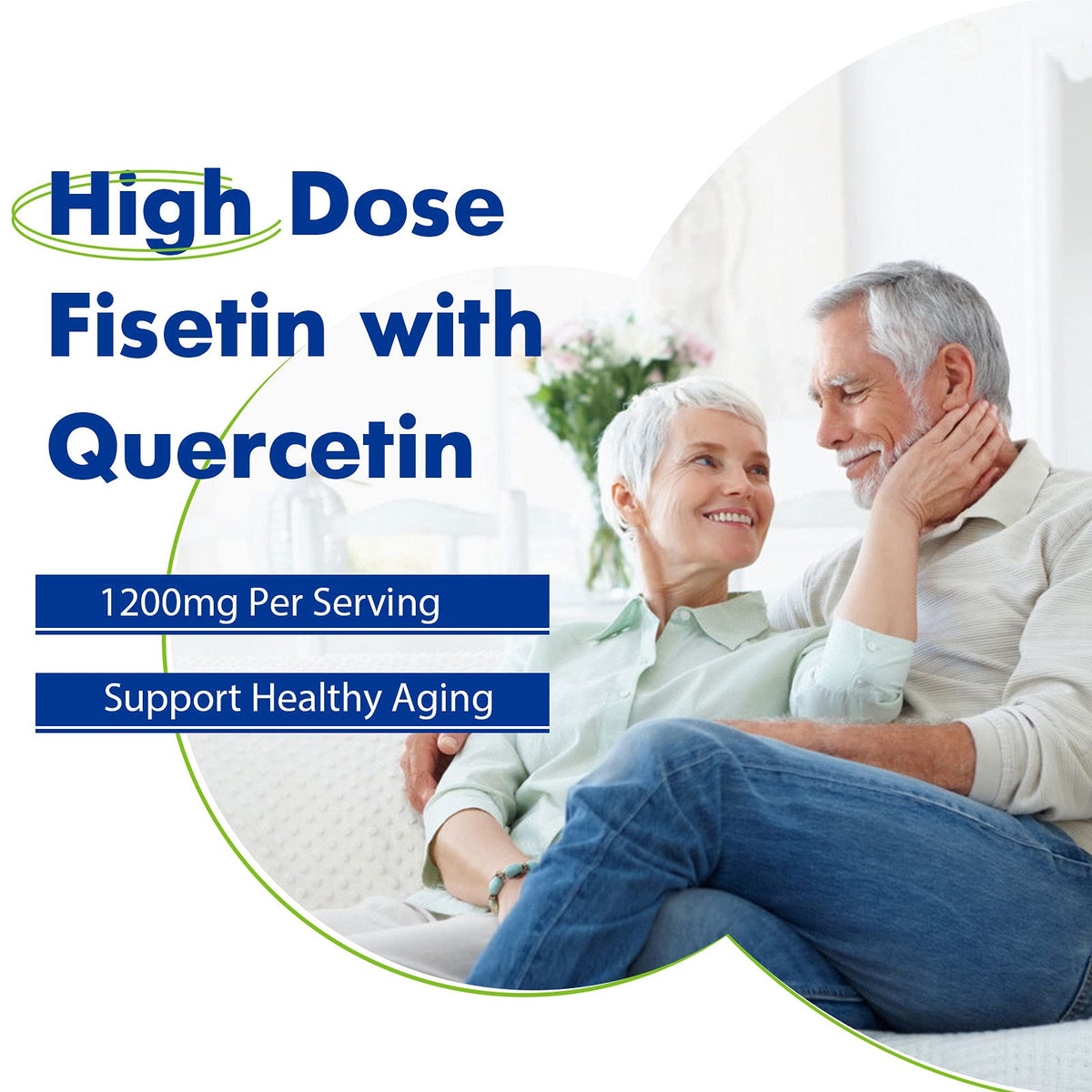 Sharoaid Liposomal Fisetin Quercetin 1200 mg softgels with dosage instructions