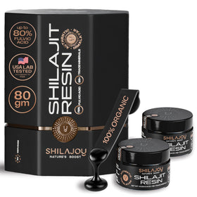 SHILAJOY Shilajit Resin 80g jar front view