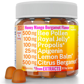 SHIZAM Honey Mango Bergamot Gummies front view