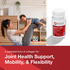 Side view of PROTOCOL FOR LIFE BALANCE Joint-UC Type II Collagen 60 Veg Caps