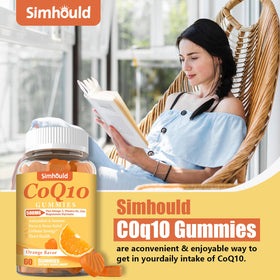 Simhould CoQ10 Gummies 500MG with fresh fruit