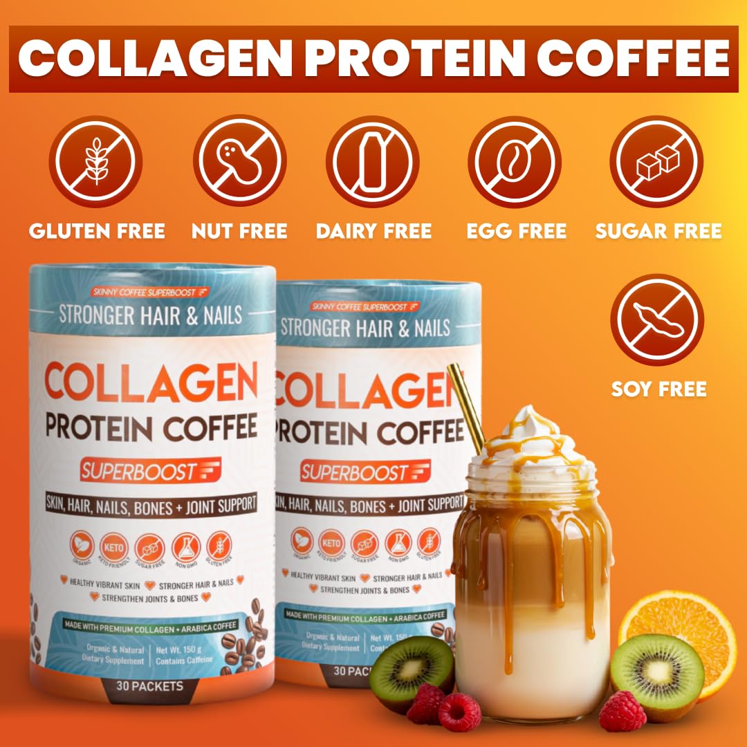 Skinny Coffee SuperBoost Collagen Protein Coffee Powder preparation process