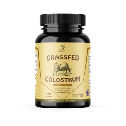 SMSHEALTHPRODUCTS.com Beef Colostrum Supplement 3000 mg front view