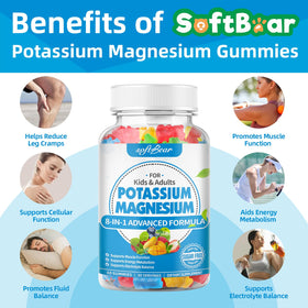 softbear Potassium Gummies showing individual gummy